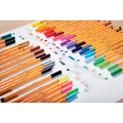Fineliner Stabilo Point 88® 0,4 mm giallo limone 88/24
